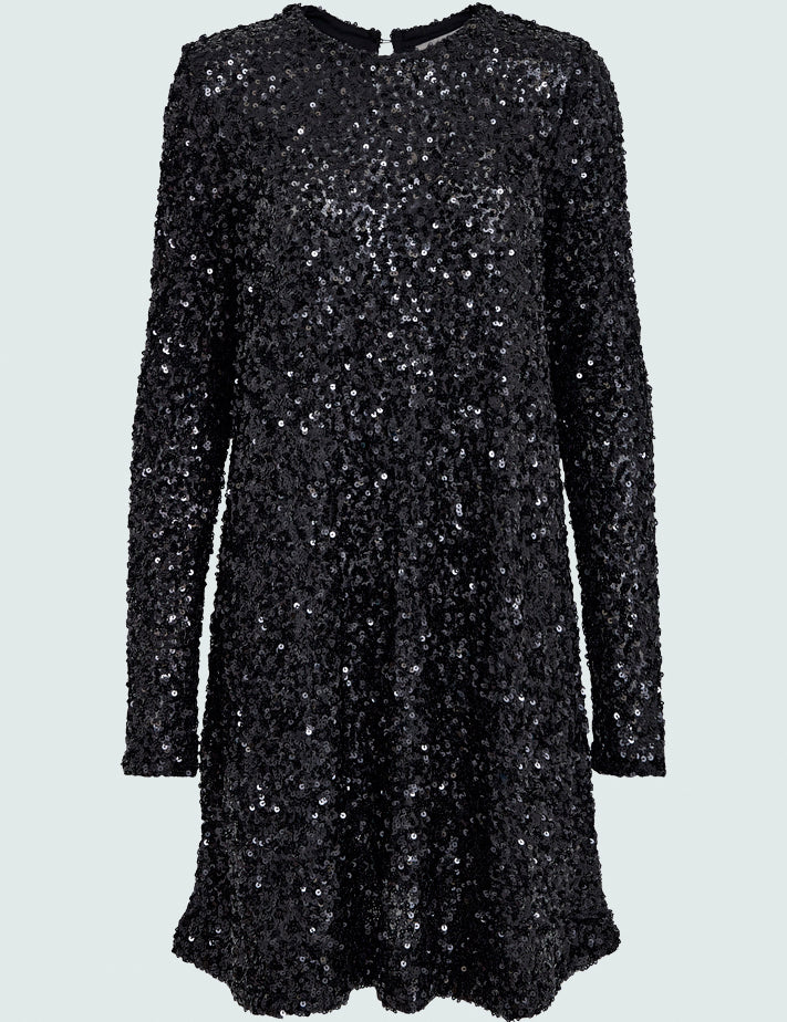 Desires DSRoselyn Sequin Dress Kjoler Sort