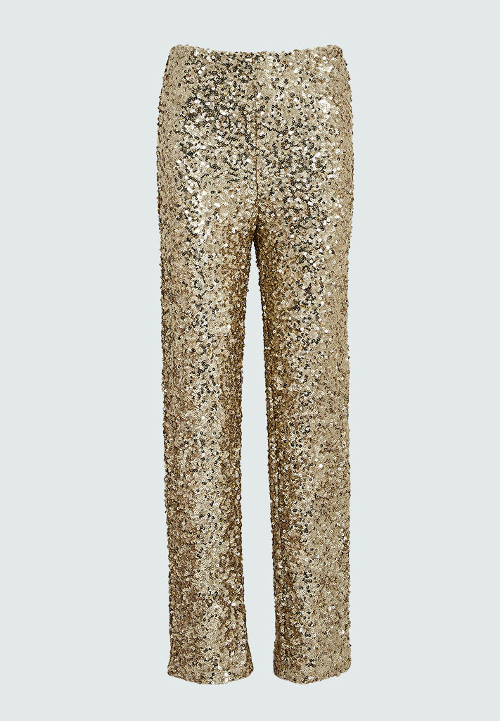 Desires DSRoselyn Sequin Pant Bukser 4363 Safari Sand