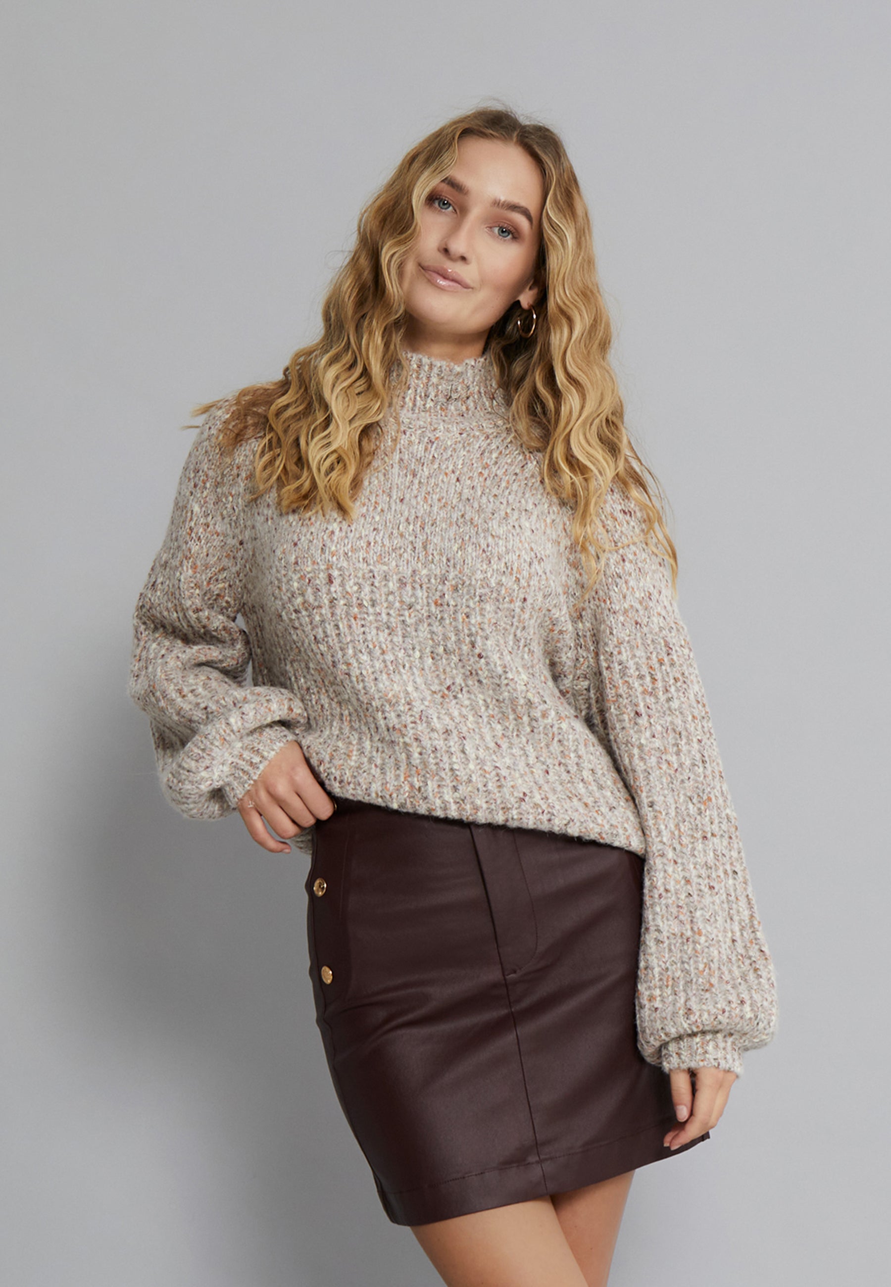 Desires DSSabrina GRS Knit Pullover Pullover 5341M Thai Curry Melange