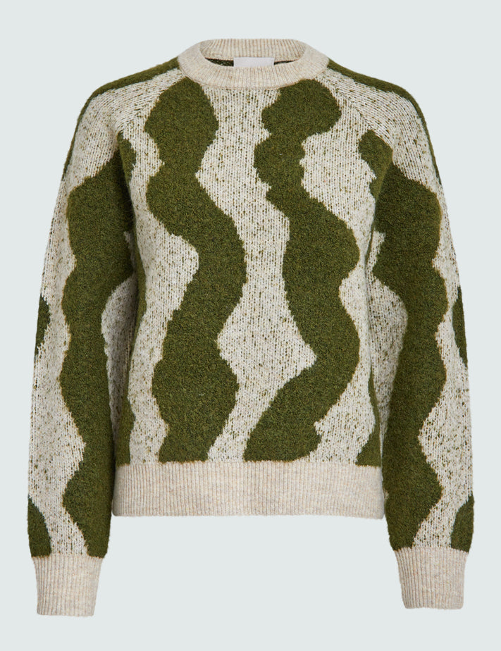 Desires DSSasha GRS Pullover Pullover 3584J Twist of Lime Jacquard