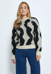 Desires DSSasha GRS Pullover Pullover 9000J Black Jacquard