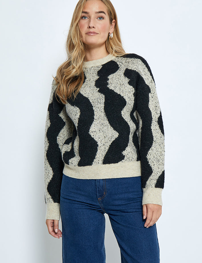 Desires DSSasha GRS Pullover Pullover 9000J Black Jacquard