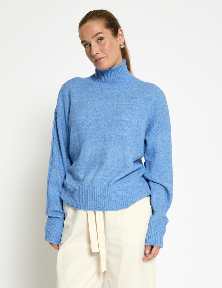 Desires DSSelma GRS Pullover Pullover 1003M Azure Blue Melange