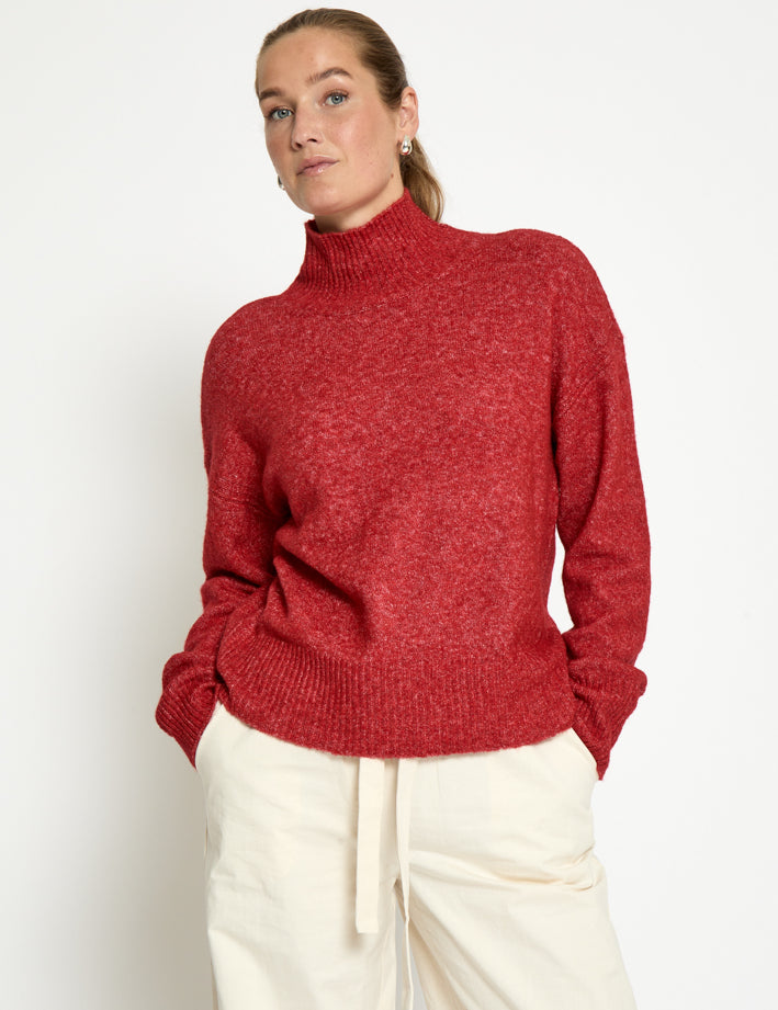 Desires DSSelma GRS Pullover Pullover 4056M Cardinal Red Melange