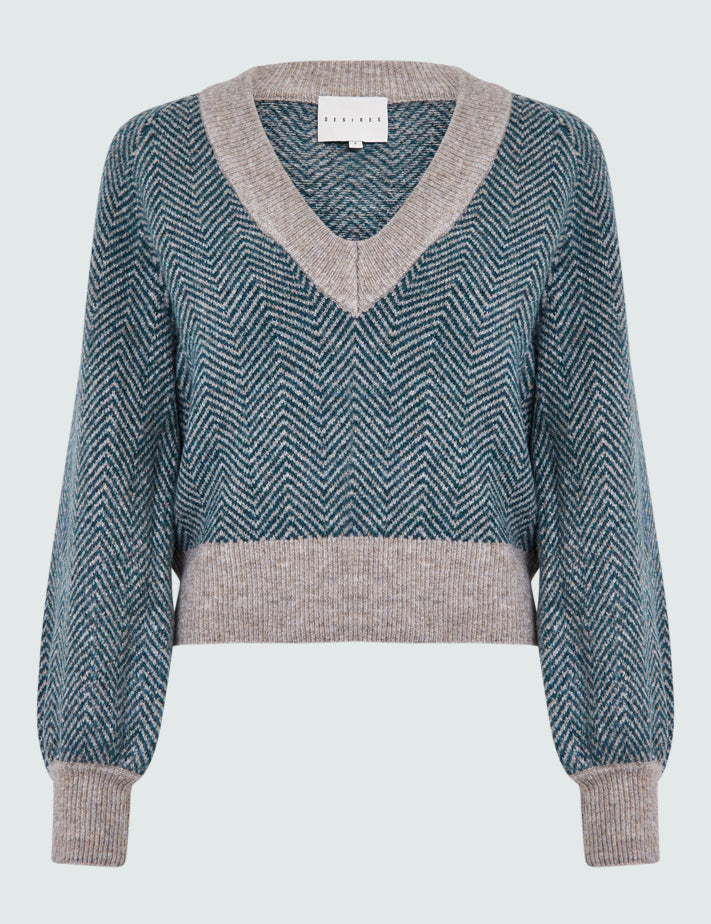 Desires DSSelma GRS Pullover Pullover 331 String Grey