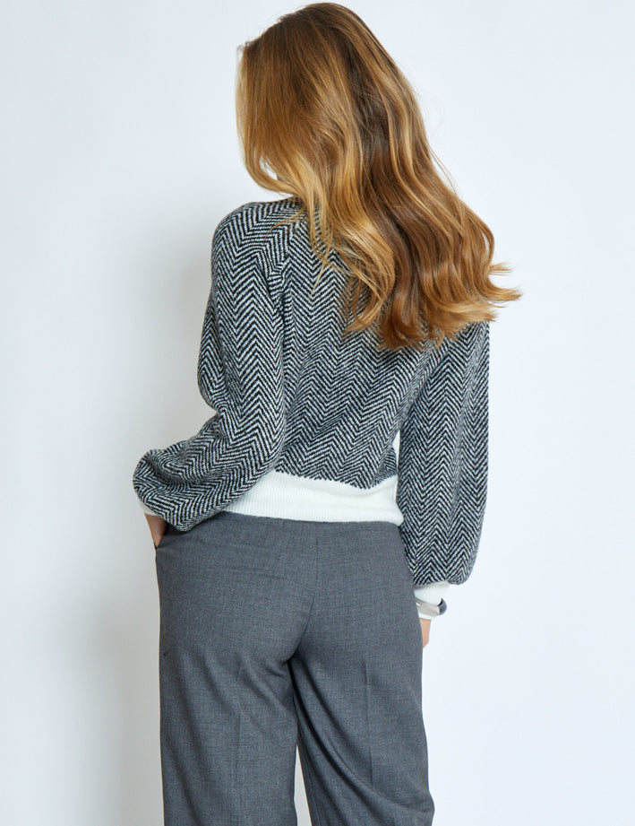 Desires DSSelma GRS Pullover Pullover 9000S Black Stripe