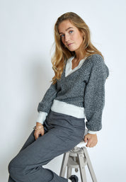 Desires DSSelma GRS Pullover Pullover 9000S Black Stripe
