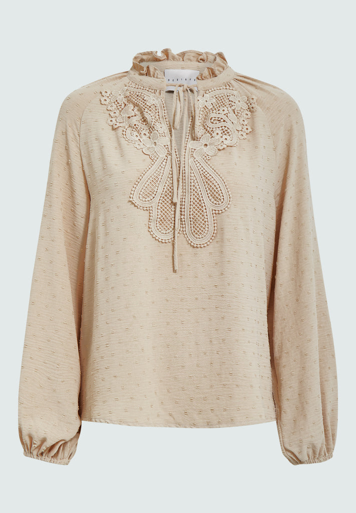 Desires DSShay Bluse Bluser 2206 Fog Sand
