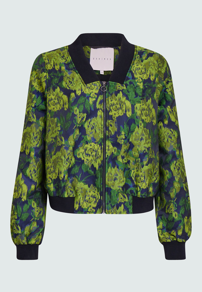 Desires DSShelia Jacquard Jakke Jakker 3039J Moss Green Jacquard