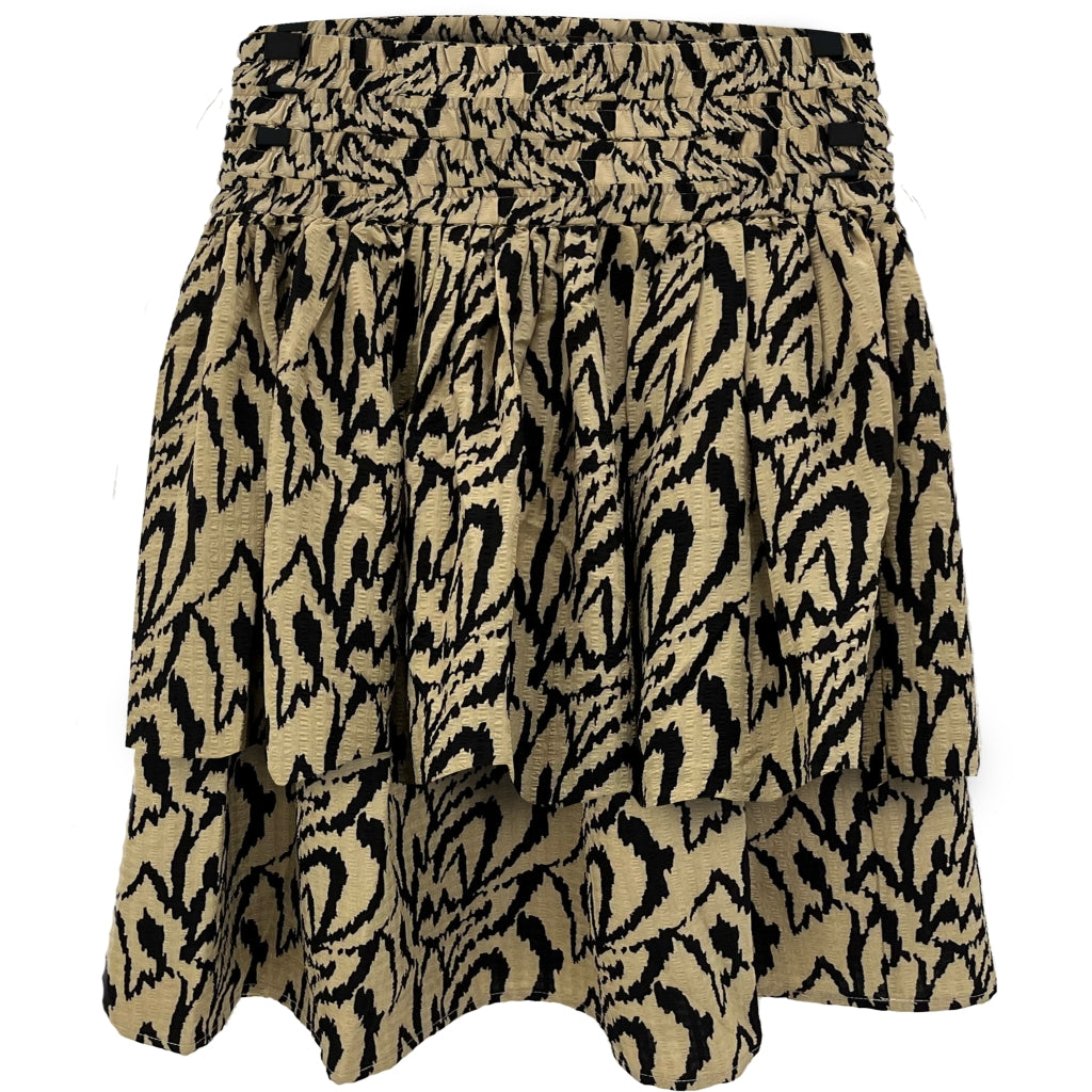 Desires Daniela Short Skirt Nederdele 0975P Cuban Sand Print