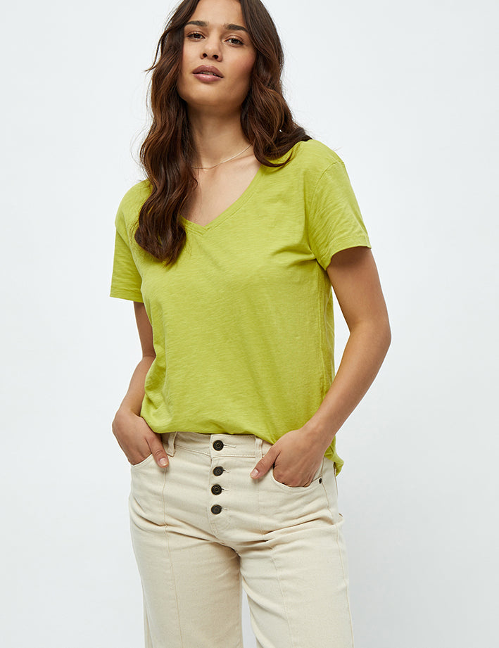 Desires DSDannon V T-Shirt T-Shirt 3208 Pear Green