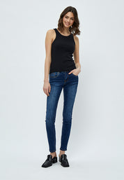 Desires Dareen Organic Tanktop Toppe Sort