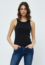 Desires Dareen Organic Tanktop Toppe Sort