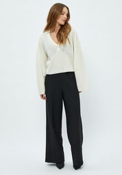 Minus Delphine Polo Pullover Pullover 235 Cloud Dancer
