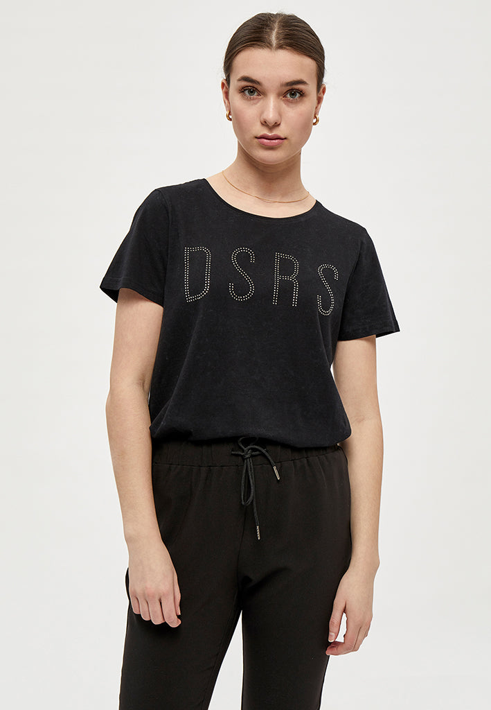 Desires Desires sten t-shirt T-Shirt Sort