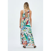 Desires Destiny Sleeveless Maxi Dress Kjoler 0011P Gardenia Print