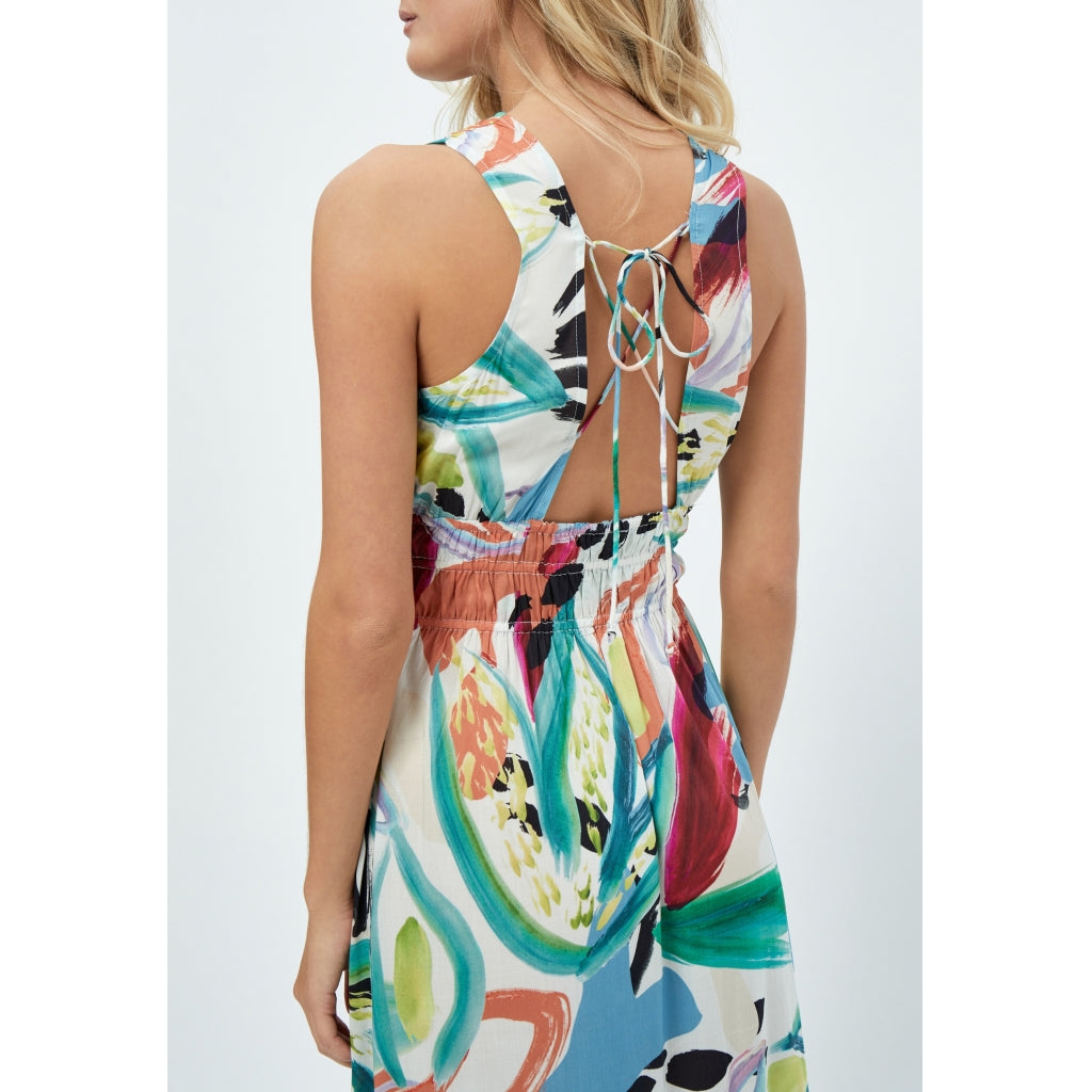 Desires Destiny Sleeveless Maxi Dress Kjoler 0011P Gardenia Print