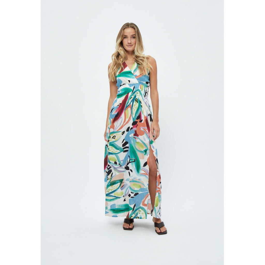 Desires Destiny Sleeveless Maxi Dress Kjoler 0011P Gardenia Print