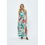 Desires Destiny Sleeveless Maxi Dress Kjoler 0011P Gardenia Print