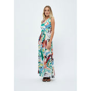 Desires Destiny Sleeveless Maxi Dress Kjoler 0011P Gardenia Print