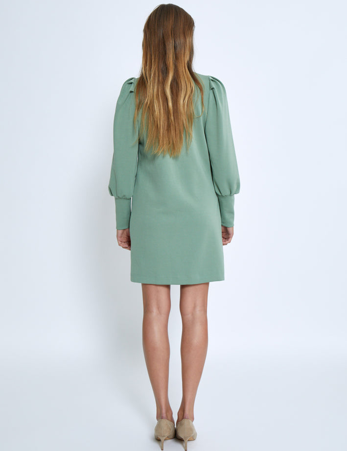 Peppercorn Dicette Puff Sweat Kjoler 3790 Hedge Green