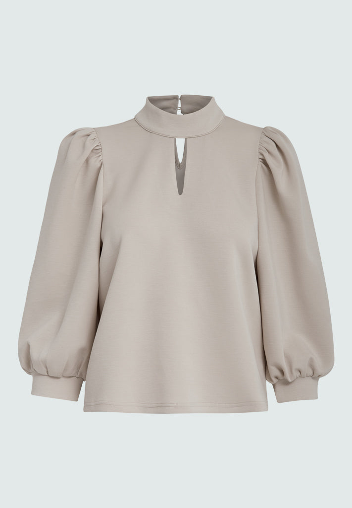 Peppercorn Dicette Puff Sweat Sweatshirts 0265 Sandshell