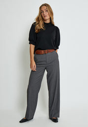 Peppercorn Dicette Puff Sweat Sweatshirts Sort
