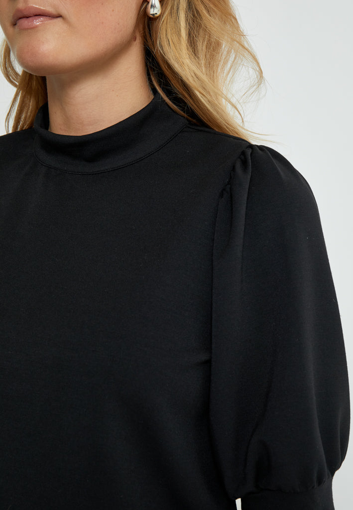 Peppercorn Dicette Puff Sweat Sweatshirts Sort