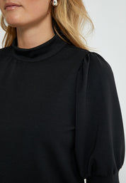 Peppercorn Dicette Puff Sweat Sweatshirts Sort