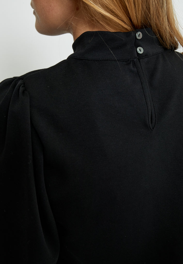 Peppercorn Dicette Puff Sweat Sweatshirts Sort