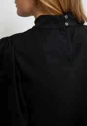 Peppercorn Dicette Puff Sweat Sweatshirts Sort