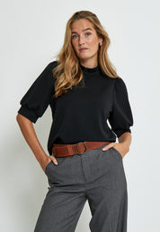 Peppercorn Dicette Puff Sweat Sweatshirts Sort