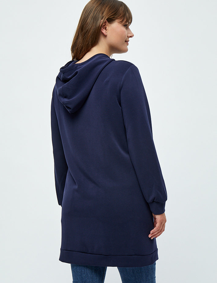 Peppercorn Dicette Sweat Kjole Curve Kjoler 1550 NAVY