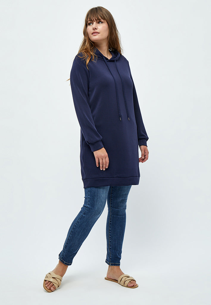 Peppercorn Dicette Sweat Kjole Curve Kjoler 1550 NAVY