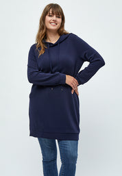 Peppercorn Dicette Sweat Kjole Curve Kjoler 1550 NAVY