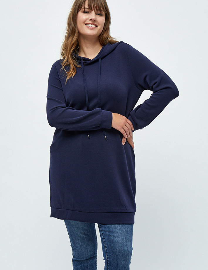 Peppercorn Dicette Sweat Kjole Curve Kjoler 1550 NAVY