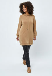 Peppercorn Dicette Sweat Kjole Curve Kjoler 326 Incense Beige