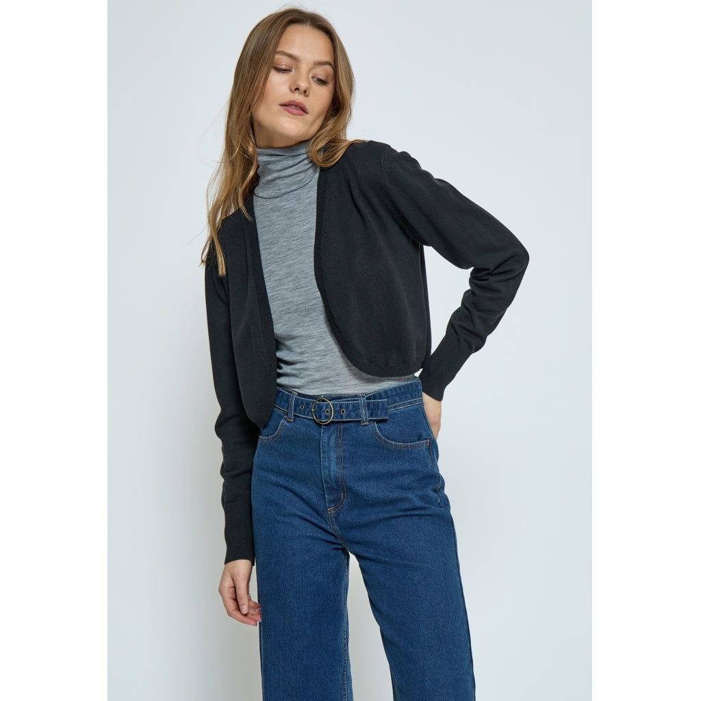 Peppercorn Dina Knit Bolero Cardigans Sort