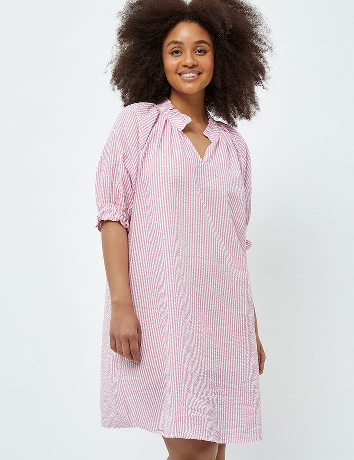 Peppercorn Elaine kjole Curve Kjoler 6013S Pink Lemonade Stripe