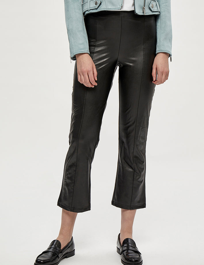Desires Elena PU leggings Leggings Sort