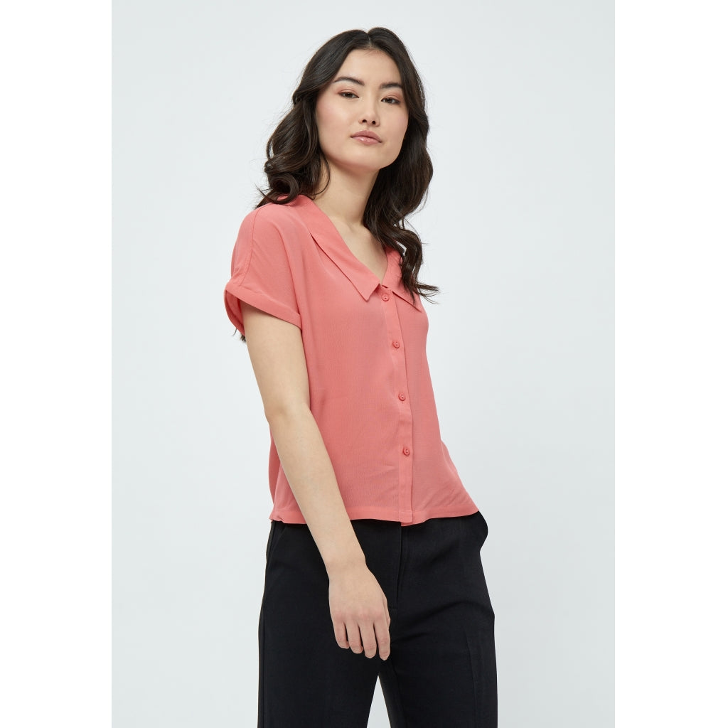 Minus Elissa Skjorte Skjorter 4016 Fruit Pink