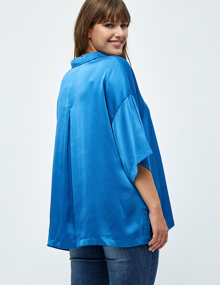 Peppercorn Elotta Skjorte Curve Skjorter 5130 NEBULAS BLUE