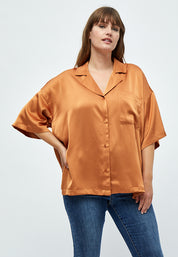 Peppercorn Elotta Skjorte Curve Skjorter 5944 Ermine Brown