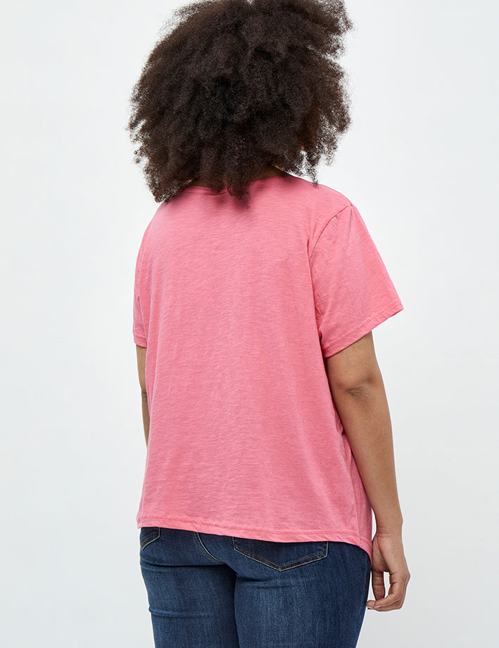 Peppercorn Estel T-shirt Curve T-Shirt 6013 Pink Lemonade