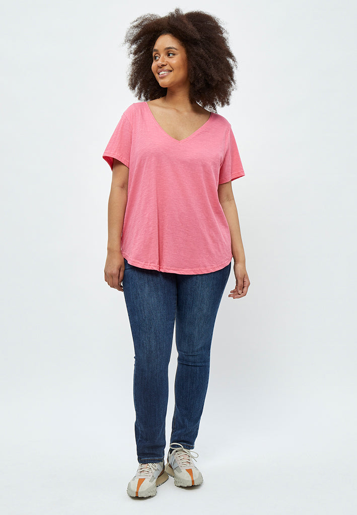 Peppercorn Estel T-shirt Curve T-Shirt 6013 Pink Lemonade