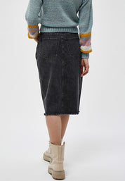 Desires Estella denim nederdel Nederdele Sort