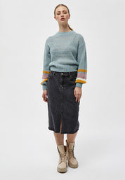 Desires Estella denim nederdel Nederdele Sort