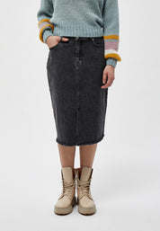 Desires Estella denim nederdel Nederdele Sort