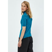Desires Evia Short Sleeve Knit Pullover Pullover 1176 Crystal Teal