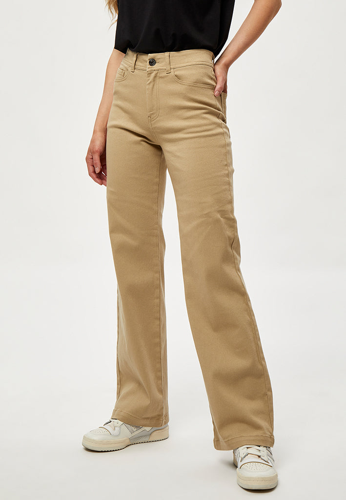 Desires DSFlorence MW Bukser Jeans 0147 Pale Khaki